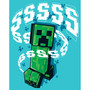 Girl's Minecraft SSSS Creeper  Child T-Shirt