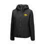 Women's Black Iowa Hawkeyes Arianna Full-Zip Puffer Jacket
