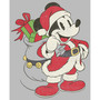 Girl's Mickey & Friends Mickey Mouse Is Santa  Child T-Shirt