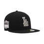 Men's Black Los Angeles Dodgers Chrome Camo Undervisor 59FIFTY Fitted Hat