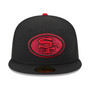 Men's Black San Francisco 49ers Pop 59FIFTY Fitted Hat