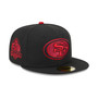 Men's Black San Francisco 49ers Pop 59FIFTY Fitted Hat