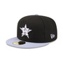 Men's Black Houston Astros Side Patch 59FIFTY Fitted Hat