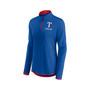 Women's Branded Royal Texas Rangers Worth The Drive Quarter-Zip Jacket