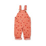Child Girl and Child Boy Heart Print Corduroy Overalls