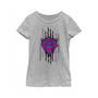 Girl's Black Panther: Wakanda Forever Geometric Black Panther Icon Scratch  Child T-Shirt