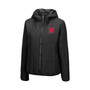 Women's Black Nebraska Huskers Arianna Full-Zip Puffer Jacket