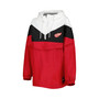 Women's Red, White Detroit Red Wings Staci Half-Zip Windbreaker Jacket