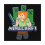 Girl's Minecraft Alex and Creepers  Child T-Shirt