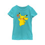 Girl's Pokemon Halloween Pikachu Caramel Apple  Child T-Shirt