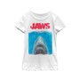 Girl's Jaws Shark Below Movie Poster Child T-Shirt