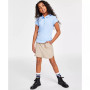 Big Girls Uniform Short Sleeve Interlock Polo Shirt & Performance Scooter Shorts