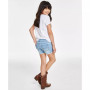 Big, Little & Toddler Girls Sunshine T-Shirt & Denim Shorts Separates, Created for Macy's