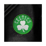 Women's Black Boston Celtics Moto Full-Zip Jacket