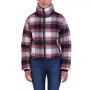 Women's Plaid Puffer Jacket