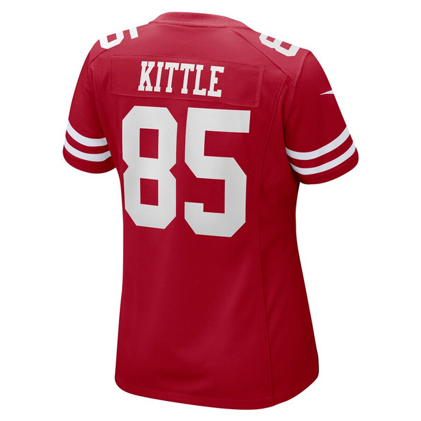 Women's Nike George Kittle Scarlet San Francisco
