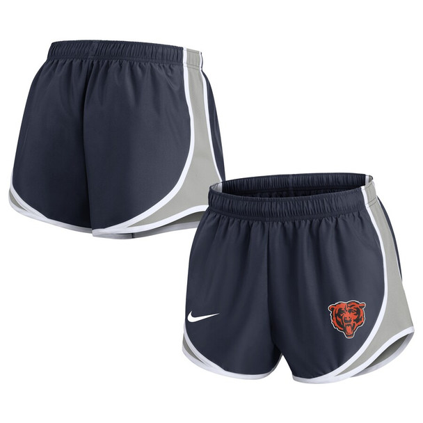 Women's Nike Navy Chicago Bears Tempo Performance Shorts