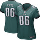 Women's Philadelphia Eagles Zach Ertz Nike Midnight Green Game