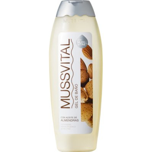 Mussvital gel de baño con aceite de almendras y mussvitine e 750 mL
