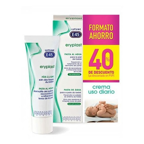 E45 lutsine eryplast pasta al agua 75 g 2 U