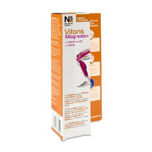 Ns vitans magnesio+ 15 comp efervescentes
