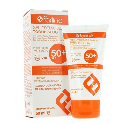 Farline gel-crema facial toque seco SPF50+ 50 mL