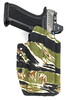 Fury Carry Solutions Range Holster with Jungle Tiger Stripe Ghostmen Designs Cordura Holster Wrap.