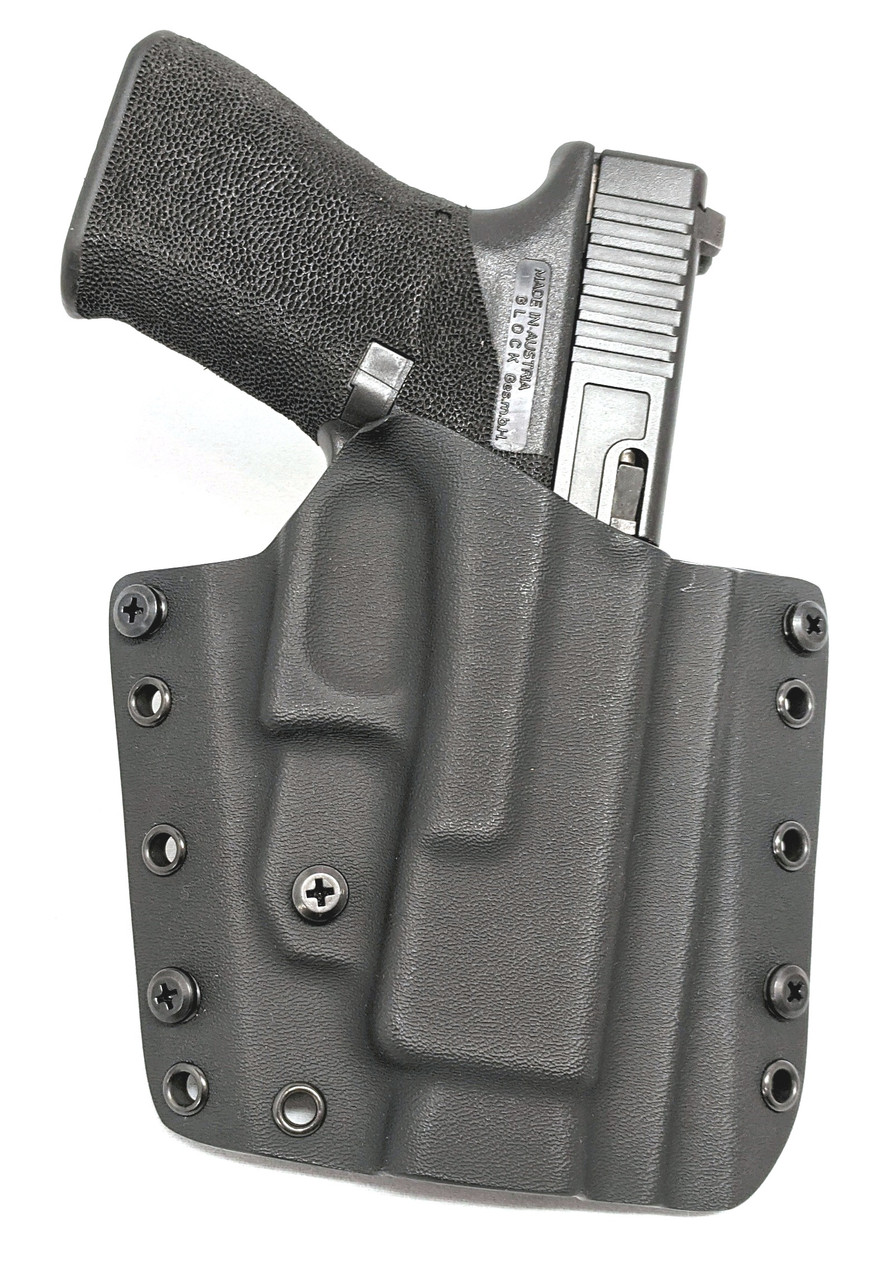 Black Kydex Holster for Glock 19 23 32 Streamlight TLR-1 & Dual Mag Carrier 