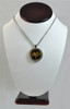 Chameleon Magnetic Necklace with Interchangeable   Ball Marker Alpha Phi Black & Gold