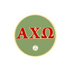 Alpha Chi Omega Sorority Magnetic Golf Ball Marker and Hat Clip
