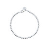 4mm Silver Bead Bracelet