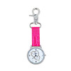 Pink Crystal Double Heart Bag Watch