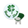 Good Luck 4-Leaf Clover Ball Marker with Hat Clip