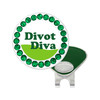 Divot Diva Glitzy Ball Marker with Hat Clip
