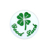 Good Luck Clover Glitzy Ball Marker with Hat Clip