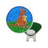 Kangaroo Glitzy Ball Marker with Hat Clip