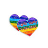 Gay Pride Love Wins Glitzy Ball Marker with Hat Clip