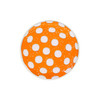 Polka Dot (Orange & White) Glitzy Ball Marker with Hat Clip