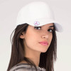Pink Ribbon Ball Marker adorned with Crystals from Swarovski®-with Hat Clip