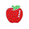 Apple Golf Ball Marker with Swarovski Crystals by Navika