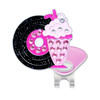 50s Themed Strawberry Milk Shake Golf Ball Marker with Swarovski Crystals by Navika
