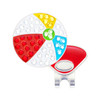 Beach Ball Golf Ball Marker with Swarovski Crystals