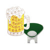 Beer Mug Golf Ball Marker with Swarovski Crystals