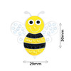 Bumble Bee Golf Ball Marker with Swarovski Crystals by Navika