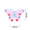 Butterfly Pink Ball Marker adorned with Crystals from Swarovski®- with Hat Clip