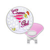 Cosmo Girl Booze Themed Golf Ball Marker with Swarovski Crystals by Navika