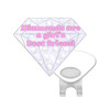 Diamonds Golf Ball Marker with Swarovski Crystals by Navika