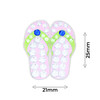 Pink Flip Flops / Sandals Golf Ball Marker with Swarovski Crystals by Navika