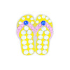 Yellow Flip Flops / Sandals Golf Ball Marker with Swarovski Crystals by Navika