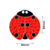 Lady Bug Golf Ball Marker with Swarovski Crystals by Navika